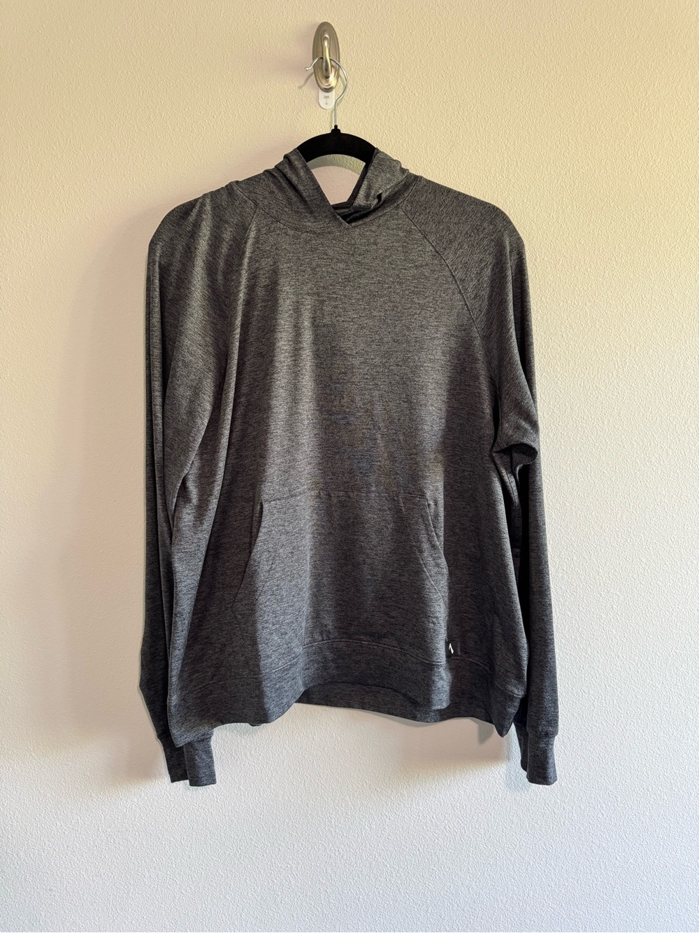 Brooks Women's Luxe Hooded Pullover - Dark Heather Gray NWT